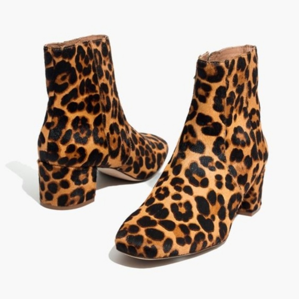Madewell Jada Boot in Leopard Calf Hair - Picture 4 of 5